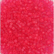 Miyuki delica beads 11/0 - Transparant dyed bubble gum pink DB-1308